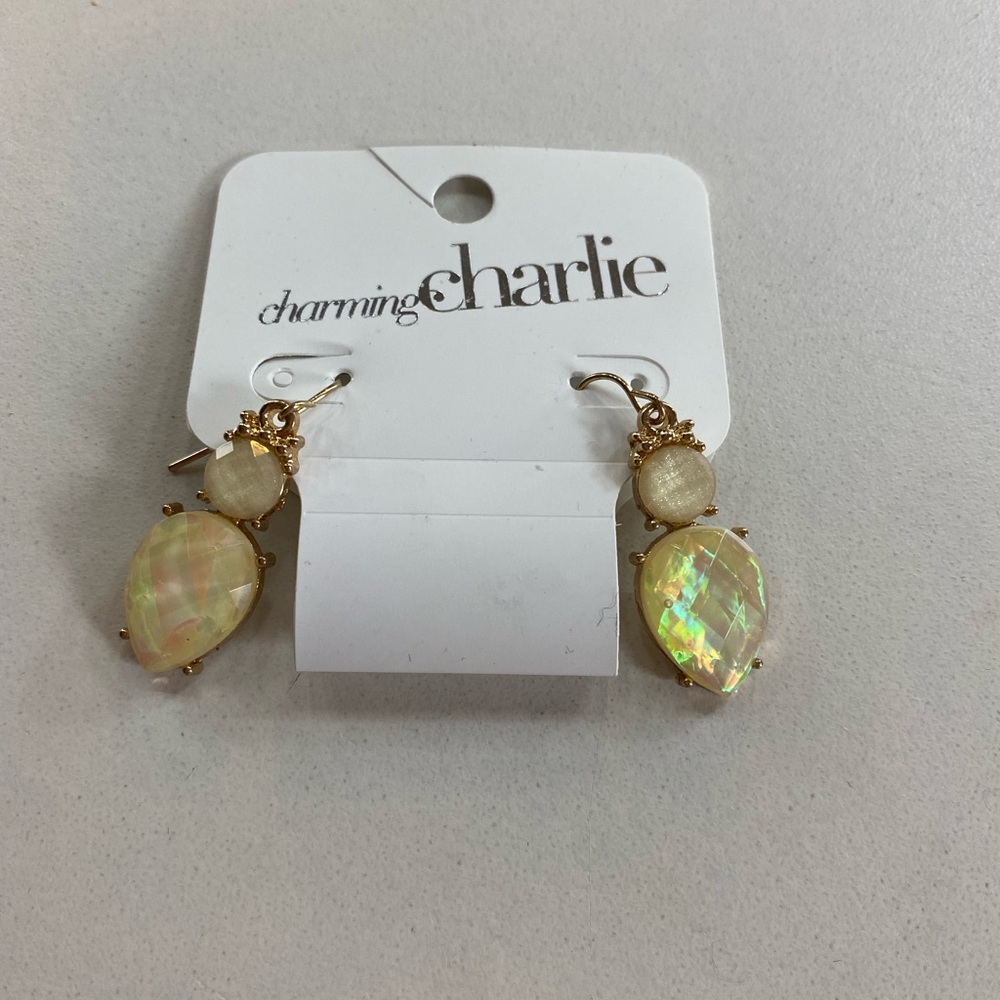 Costume Opal Earrings